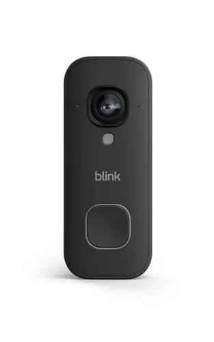 Blink Videotimbre cableado 2K+ (últ. generación) | De cuerpo entero con resolución 2K | Audio mejorado | Resistente a la intemperie IP65 | Prueba gratuita de 30 días a la suscripción de Blink | Negro
