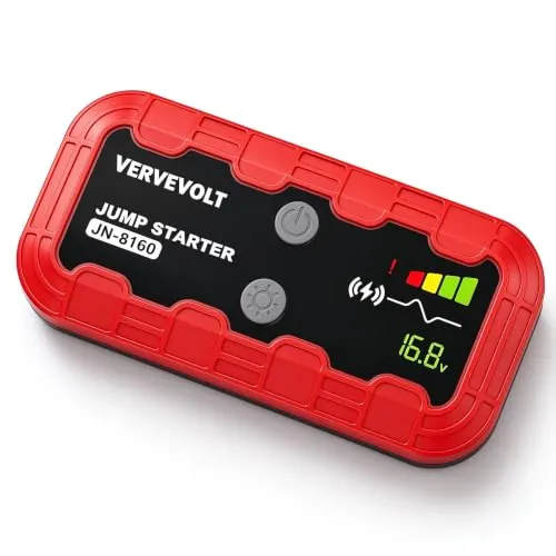 𝐎𝐟𝐞𝐫𝐭𝐚 𝐟𝐥𝐚𝐬𝐡 𝟭𝟬𝟬𝟬𝟬𝗔 Arrancador de Baterias de Coche - Arrancador de Coches Portatil(10L Gas & 9L Diesel), Booster Bateria Grand éCran LCD y Linterna LED, Car Jump Starter, Upgrade