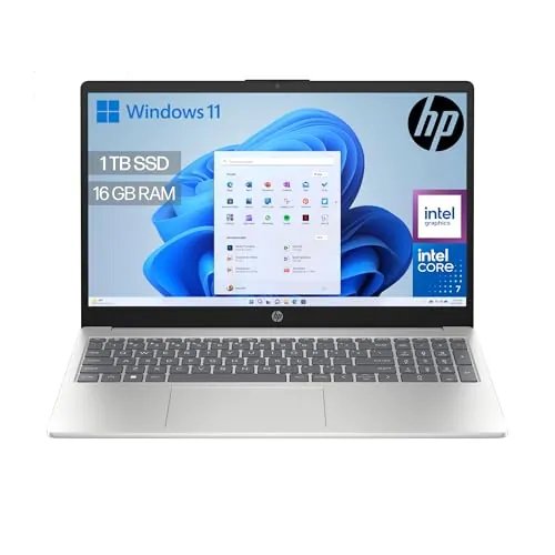 HP 15-fd0405ns Ordenador Portátil 15,6" FHD, Core 7 150U, 16GB, Win11
