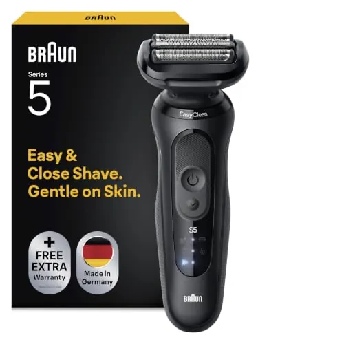 Braun Series 5 Afeitadora Eléctrica Hombre, 52-N1000SI, Negro