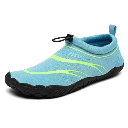 Mishansha Escarpines Mujer, Zapatos de Agua Secado Rápido Azure 40