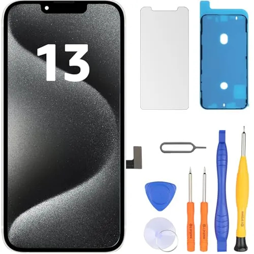 LL TRADER Pantalla para iPhone 13 LCD 6.1" y Kit de Reparación