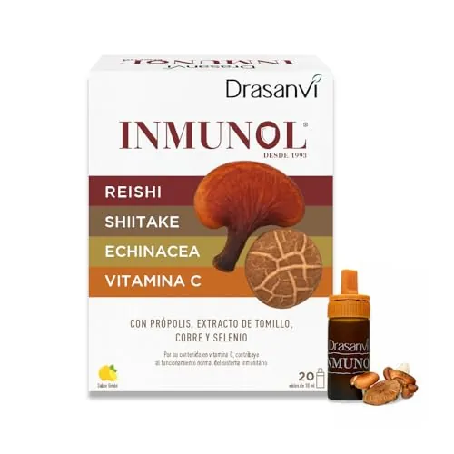 Inmunol Defensas Viales Bebibles | Vitamina C, Selenio, Própolis y Reishi