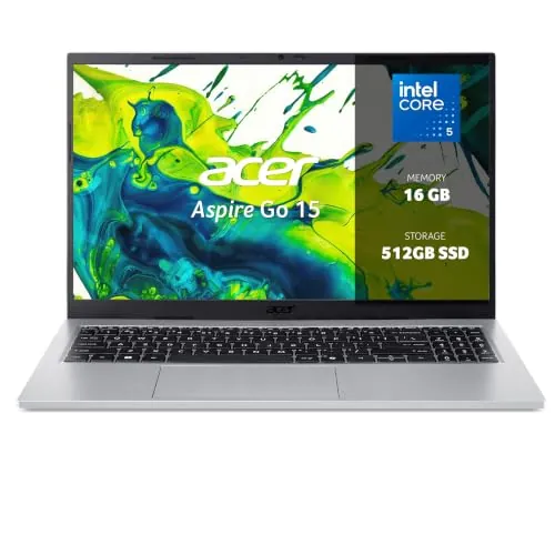 Acer Aspire Go 15, Portátil 15.6" FullHD, Core i5, 16GB RAM, 512GB SSD