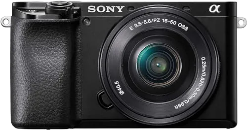 Sony ILCE6100LB.CEC Alpha 6100 Cámara Evil APS-C con Objetivo Zoom Potente, Color Negro, Sin Tarjeta