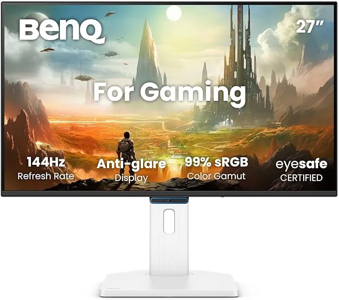 BenQ Monitor GW2790TE 27” 1080p FHD 144Hz IPS Eye-Care para Oficina en casa, USB-C, 1920x1080, Optimizador Visual, sin parpadeos, Baja luz Azul, Bisel Ultrafino, Certificado TÜV, Eye-CareU