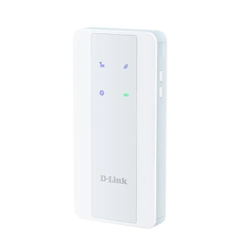 D-Link F518 5G NR AX1800 Wi-Fi 6 Hotspot Móvil – Router 5G Portátil con Función Power Bank, Batería de Larga Duración, Wi-Fi de Doble Banda, Seguridad WPA3