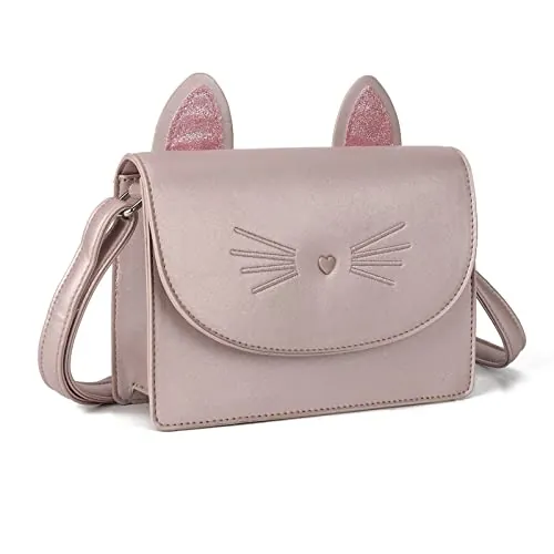 AFKOMST lindo bolso femenino, pequeña bolsa de hombro y bolso de mano, regalo del gato de los niños