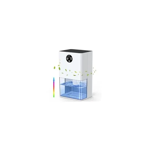 Deshumidificador Eléctrico 1800 ML, Deshumificadores de Humedad Silencioso