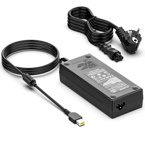 Shefor Cargador 135W 6,67A Compatible con IdeaPad Gaming 3 Y40-70 Y50-70 Y50-80 Y70-70 Z710 Legion Y520 Y530 Y700 Y700-15ISK ThinkPad T440P T450P T460P T530 T540P W510 ADL135NDC3A ADL135NLC3A