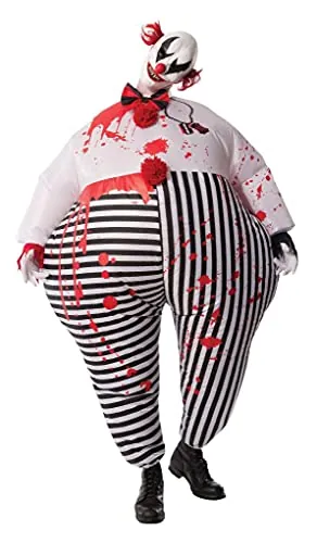 Rubie'S Disfraz de Payaso de Terror de Halloween, Hinchable, para Adultos, Producto Oficial de Rubie'S, Talla única estándar