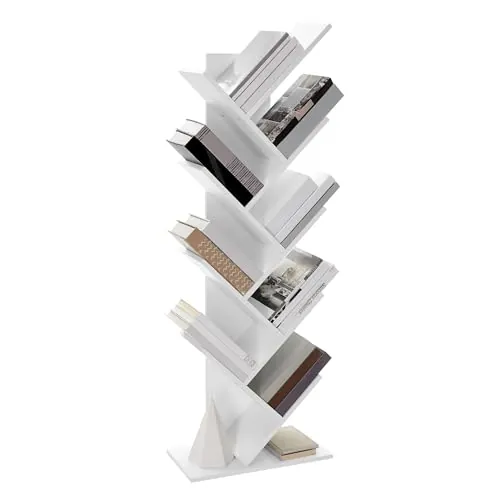 VASAGLE Librería en Forma de Árbol, de 9 Niveles, Ahorro de Espacio