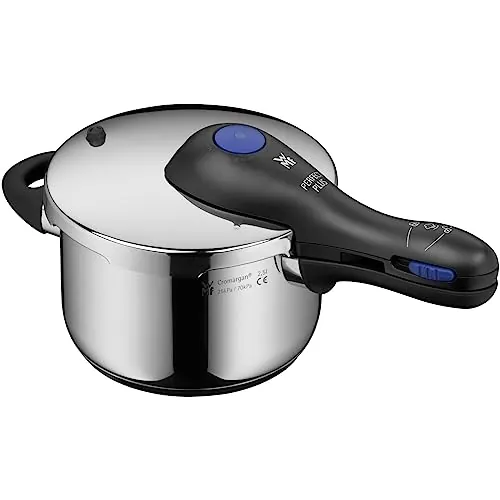 WMF Perfect Plus - Olla Rápida Ø 18 cm de Diámetro de 2 Litros y Medio. Con Protección Contra Llamas. Acero Inoxidable Cromargan para Inducción
