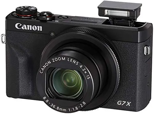 Canon Cámara digital POWERSHOT G7 X Mark III, color negro (3637C001)