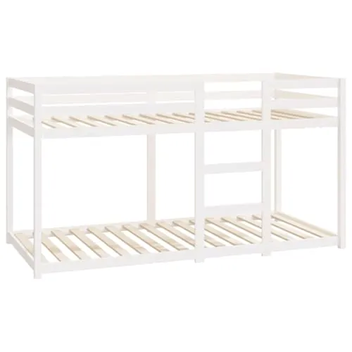 vidaXL Litera de Madera Maciza de Pino 90x200 cm