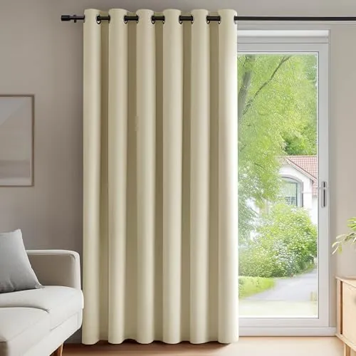 Deconovo Cortina Opaca Térmica para Dormitorio y Salón, 1 Pieza