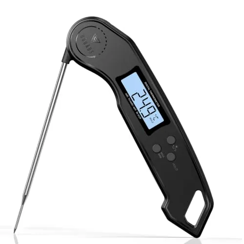 DOQAUS Termómetro Cocina mit Pantalla Retroiluminada (Negro mate)