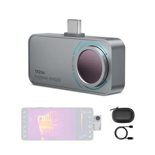 Mileseey TR256i Cámara Térmica para Android Tipo C, Resolución de 256x192