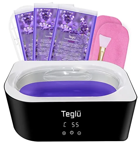 Teglu Calentador de Parafina para Manos y Pies 4L con 3x450g Parafina