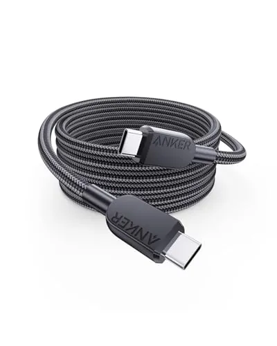 Anker Cable USB C Carga Rápida 240W de Nylón Trenzado Doble