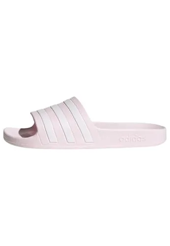 adidas Mujer Adilette Aqua Slides, Almost Pink / Cloud White / Almost Pink, 39 EU