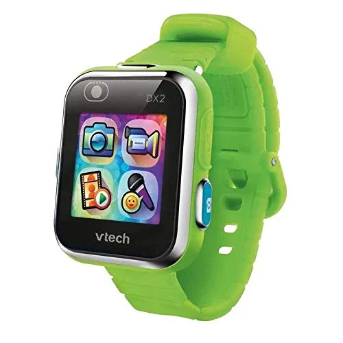 VTech - Kidizoom Smart Watch DX2, Reloj Inteligente para niños, Doble cámara de Fotos, vídeos, Juegos, Color Verde, Versión ESP (80-193887)