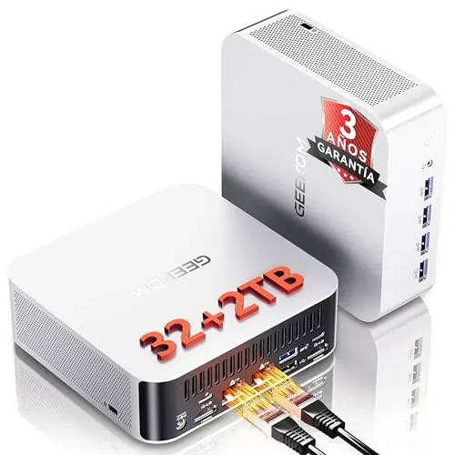 GEEKOM A9 MAX AI Mini PC con AMD Ryzen AI 9 HX 370, 32GB DDR5 y 2TB SSD