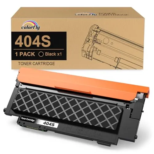 colorfly CLT-P404C CLT-404S CLT-K404S Toner Schwarz Kompatibel für Samsung 404S CLT-K404S Toner für C480W C480FW C430W C480 C430 C48X C43X CLT-404S K404S Series (1x Schwarz)