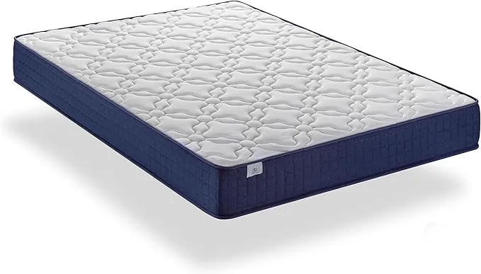 FUSIONHOME - Colchón Viscoelástico 135x200 Viscoessential - Doble Cara Verano/Invierno Tejido Transpirable Aloe Vera Firmeza Media - Altura 14 cm - Viscoelastica de Alta Densidad - Antiácaros
