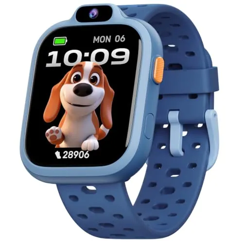 BIGGERFIVE Reloj Inteligente Niños Niñas 3-14, 1,8" Pulsera Actividad