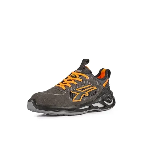 U-POWER | Scarpe Antinfortunistiche Basse Ryder S ESD S1PS FO SR, Puntale Alluminio, Antiperforazione Tessile No Metal