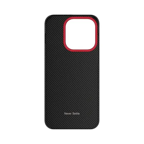 OnePlus 15 Funda de Fibra de Aramida Magnética Ultra Delgada 1.3mm Resistente a Caídas Anti-Desgaste Anti-Manchas