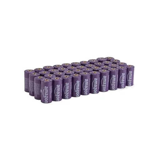 Amazon Basics Bolsas para excrementos de perros sin dispensador, lavanda, 600 bolsas (40 paquetes de 15 bolsas)