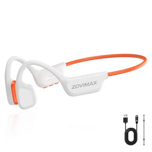 ZOVIMAX Auriculares Conducción Ósea Natación, IPX8, Bluetooth 6.0, MP3 8 GB