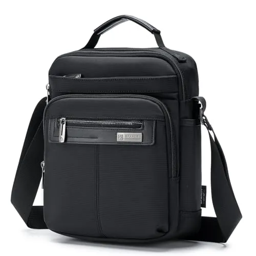 SPAHER Bolso Hombre Mano Bolso Bandoleras Hombre de Mensajero Hombre Casual Bolsos Caballero Bandolera Cuero Cruzado Pequeña Man Bag