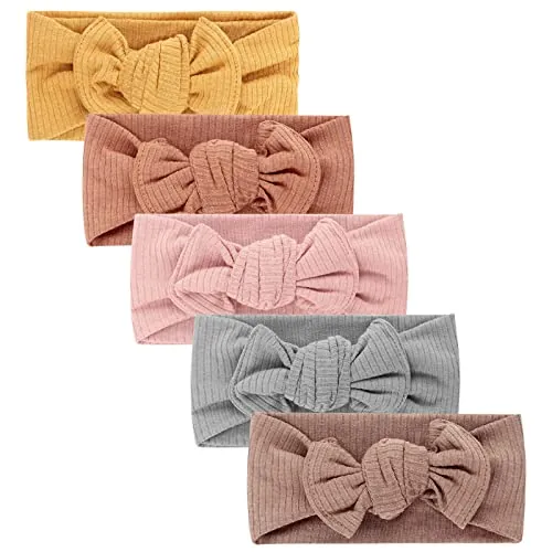 DRESHOW Diademas Bebé Niña Nylon Mariposa Diadema Elástica Niñas Banda Para Cabeza Accesorio para El Pelo Bebe Niñas Recien Nacida