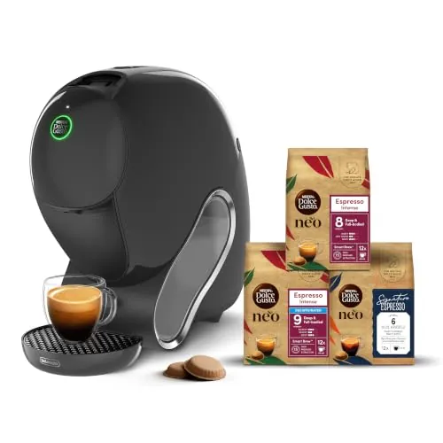 NESCAFÉ Dolce Gusto De'Longhi NEO CAFFÈ Bundle 3 Packs - Cafetera Cápsulas