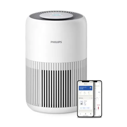 Philips 900 Purificador de Aire HEPA, 65 m², Ultrasilencioso 20dB*, Blanco