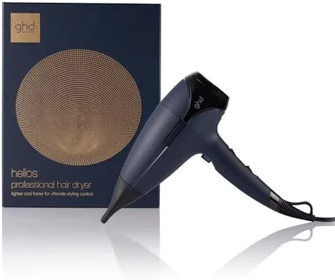 ghd Helios - Secador de Pelo Profesional, Ligero, Secado Rápido, Máximo Control del Peinado - Para Todo Tipo de Cabello - (Enchufe Europeo)