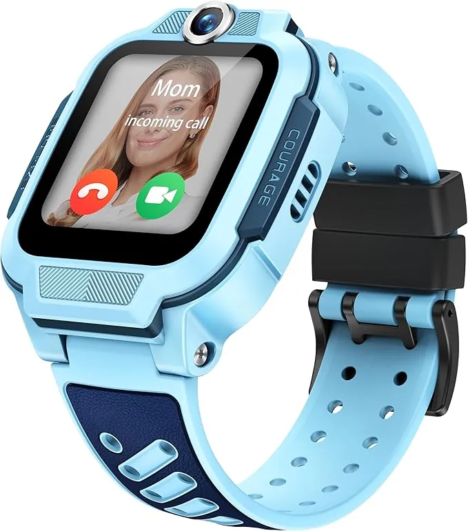 imoo Z3, Reloj Inteligente niño, Reloj niños GPS y Llamadas, SIM, videollamadas HD, Control Parental, Modo Colegio, protección IPX8, SOS, Pantalla táctil 1,5", niños (Azul)