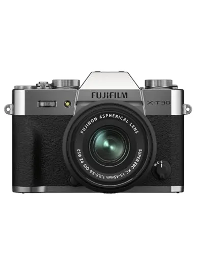 Fujifilm X-T30 II, FUJINON XC15-45mmF3.5-5.6 OIS PZ Kit Color Plata