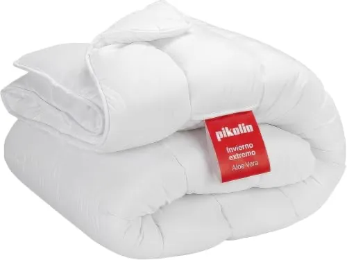 PIKOLIN Edredón Nórdico 500gr Cama 150/160 240x220cm Aloe Vera | Aloe Vera dermoprotector | Microfibra | Piel sensible | Transpirable | 500gr Invierno | Oeko-Tex