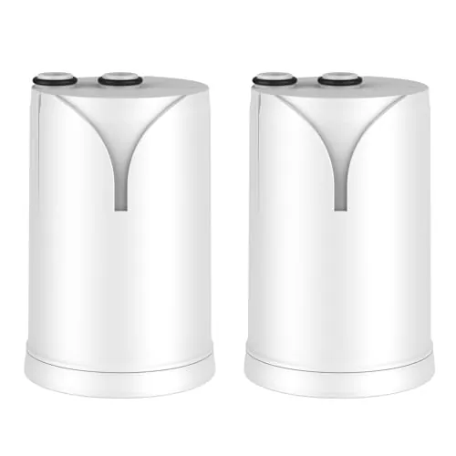 GLACIER FRESH ON TAP V (3x 600L) Cartucho de filtro de agua compatible con Brita On Tap Pro V-MF y V, filtro de carbón activado reduce 99% cloro, PFAS, microplásticos, metales y olores（3 unidades）