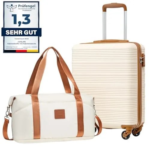 COOLIFE Maleta Cabina 55x40x20 para Easyjet, Bolsa de Viaje 45x36x20cm