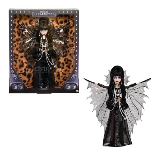 Monster High Skullector Muñeca Elvira, Mistress of The Dark