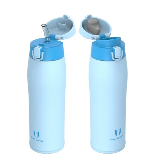 Sparrow Botella Agua Acero Inox - Botella Termica 750ml - 2 Tapas