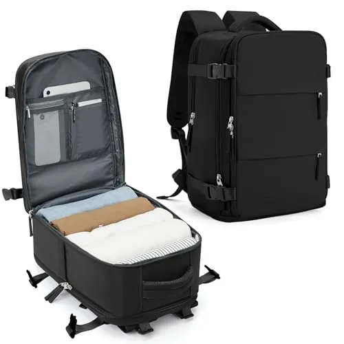 SZLX Mochila Equipaje de Mano 40x30x20 Ryanair Vueling Wizzair Easyjet Mochila Viaje Cabina Avion 40x20x30 Ryanair Mujer Mochila de transporte Impermeable para Computadora Portátil