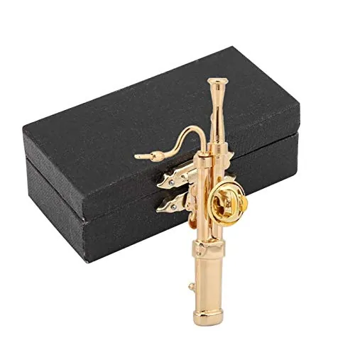 Pssopp Broche de Instrumento Musical Mini Fagot Broche de Instrumento Musical Broche de Pin Musical con Caja de Regalo para Mujeres Chica Favores de Fiesta Regalo
