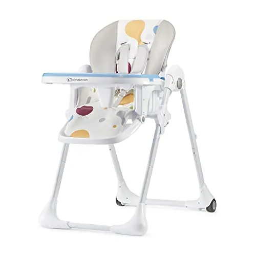 kk Kinderkraft Trona Bebé Ajustable YUMMY, Hasta 3 Años, Multicolor