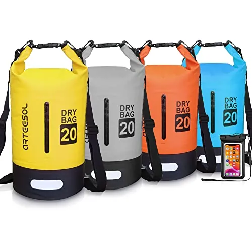 Blackace arteesol Bolsa Estanca, Dry Bag - 5L 10L 20L 30L Bolso Seco Impermeable/Seca Bolsa para Kayak Paseo en Barco Canoa Pesca Rafting Camping Playa Natación Snowboard